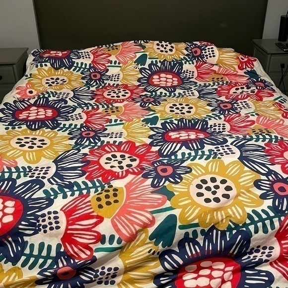 ikea sommaraster floral duvet cover - Picture 1 of 5